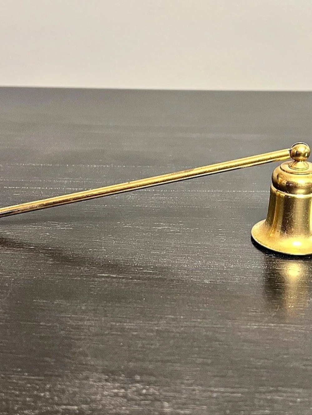 VTG Brass Candle Snuffer Cone Shape Classic Style For Pillar & Tapered Candles